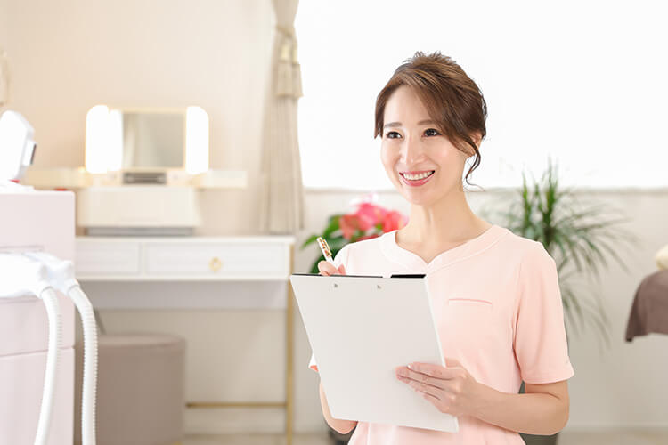 エステティシャン ビジネス写真